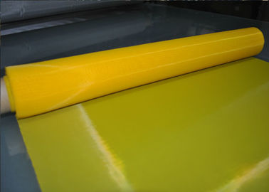 कपड़ा छपाई के लिए 80T पीला पॉलिएस्टर सिल्क स्क्रीन प्रिंटिंग मेष, 30-70 मीटर / रोल
