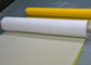 इलेक्ट्रॉनिक्स, सफेद / पीले रंग के लिए अनुकूलित स्क्रीन प्रिंटिंग फैब्रिक मेष 74 इंच