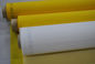 77T 100% पॉलिएस्टर स्क्रीन प्रिंटिंग मेष सिरेमिक प्रिंटिंग के लिए पीला रंग