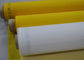 50 इंच 80T पॉलिएस्टर स्क्रीन प्रिंटिंग मेष सिरेमिक प्रिंटिंग, सफेद / पीले रंग के लिए
