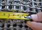 खाद्य ग्रेड 304 स्टेनलेस स्टील सर्पिल मेष बेल्ट 4 मीटर चौड़ाई: