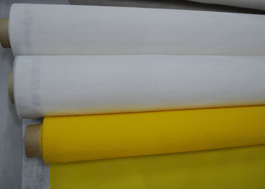 पीला पॉलिएस्टर मेष कपड़ा सिल्क स्क्रीन टीशर्ट मुद्रण उच्च घनत्व, 91 माइक्रोन
