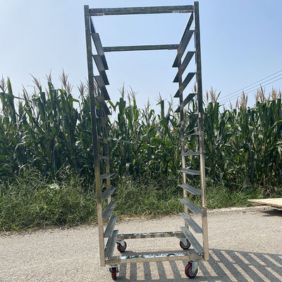 अच्छी कीमत 12 परत स्टेनलेस स्टील ओवन रोटी बेकिंग पैन ट्रे ट्रॉली रैक ऑनलाइन