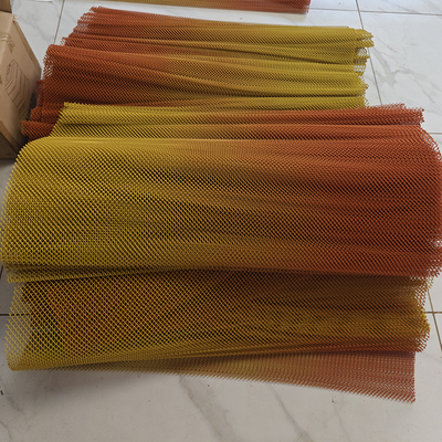 अच्छी कीमत Customized Double tone  Aluminium Chain Link Wire Mesh coil Curtain ceiling  for Hotel or restaurant interior  architectural decoration ऑनलाइन