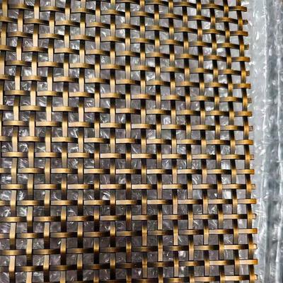 अच्छी कीमत फ्लैट वायर मेटल फर्नीचर स्क्रीन सिंगल क्रिम्प ग्रिल एंटीक ब्रास फिनिश कैबिनेट दरवाजे के लिए सजावटी बुना हुआ तार ग्रिल्स ऑनलाइन