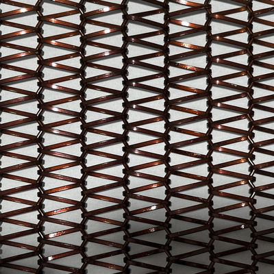 अच्छी कीमत Architectural Decorative Spiral Wires Stainless Steel Chain Link Conveyor Belt Mesh ऑनलाइन