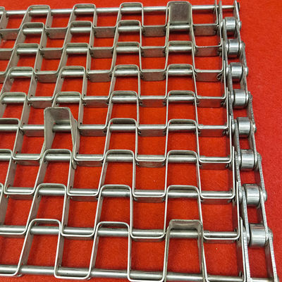 अच्छी कीमत Heavy Duty Stainless Steel 316 Honeycomb Mesh Conveyor Belt with Baffle ऑनलाइन
