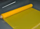 पीले 64T - मुद्रित सर्किट बोर्डों के लिए 55 माइक्रोन पॉलिएस्टर स्क्रीन प्रिंटिंग मेष