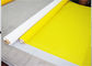 पीले 45 माइक्रोन DPP200 पॉलिएस्टर स्क्रीन प्रिंटिंग मेष सादे बुनाई के साथ