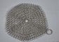पॉलिश पान गोल आकार के लिए 304 वायर स्टेनलेस स्टील चेनमेल स्क्रबर
