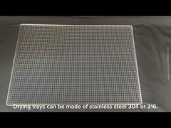 खाद्य ग्रेड स्टेनलेस स्टील बुना तार जाल सुखाने ट्रे
