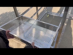 खाद्य पदार्थों के लिए स्टेनलेस स्टील के तार जाल सुखाने की ट्रे