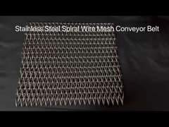 स्टेनलेस स्टील संतुलित बुनाई सर्पिल जाल बेल्ट