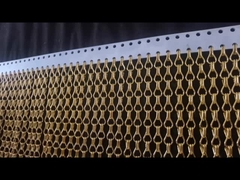 सजावटी एल्यूमीनियम डबल हुक लिंक स्क्रीन जाल