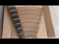 304 स्टेनलेस स्टील Enrober जाल चॉकलेट के लिए कन्वेयर बेल्ट