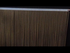 एल्यूमीनियम रंगीन डबल हुक चेन लिंक जाल पर्दा