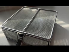 स्टेनलेस स्टील के तार जाल की कीटाणुशोधन टोकरी