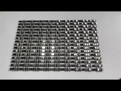 तार विभाजन सजावटी तार जाल पैनल सजावट के लिए तार जाल crimped