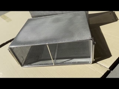 अनुकूलित डबल परतों स्टेनलेस स्टील तार जाल टोकरी