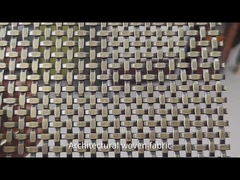 304 316 स्टेनलेस स्टील आर्किटेक्चरल वसा हुआ जाल सजावट के लिए भवन मुखौटे छत