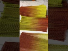 होटल या रेस्तरां के लिए अनुकूलित डबल टोन एल्यूमिनियम चेन लिंक वायर मेश कॉइल पर्दा छत