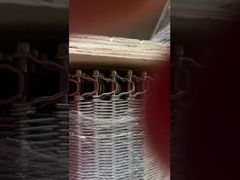 304 सुरंग फ्रीजर तार जाल कन्वेयर बेल्ट गर्मी प्रतिरोधी