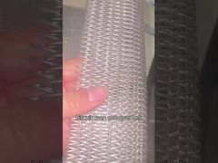 स्टेनलेस स्टील वायर मेष कम्पाउंड संतुलित बुनाई कन्वेयर बेल्ट कॉर्डवेव कन्वेयर बेल्ट