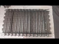 पेशेवर कार्बन स्टील चेन प्लेट लिंक चिप हिंज्ड कन्वेयर बेल्ट