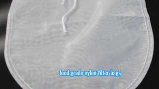 खाद्य ग्रेड 5 10 20 25 40 70 90 150 400 500 माइक्रोन 60 मेष कपड़ा कपड़ा तेल चे के लिए नायलॉन फिल्टर बैग