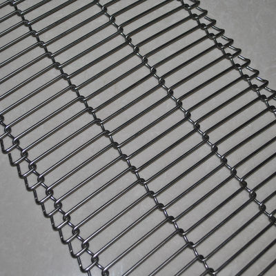 304 स्टेनलेस स्टील सीढ़ी वायर मेश चॉकलेट एनरोबर कन्वेयर बेल्ट उच्च कार्य तापमान