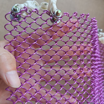 अच्छी कीमत छत और विभाजन के लिए एल्यूमीनियम कैस्केड कॉइल पर्दे धातु जाल पर्दे ऑनलाइन