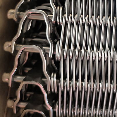 अच्छी कीमत खाद्य रोटी कूलिंग टनल लाइन मेश चेन कन्वेयर बेल्ट बेकरी कुकी बिस्कुट के लिए ऑनलाइन