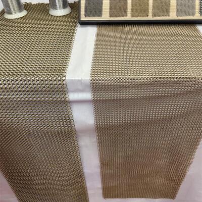 अच्छी कीमत सोने के रंग का स्टेनलेस स्टील सजावटी चेन लिंक रिंग मेष चेनमेल रिंग स्क्रीन ऑनलाइन