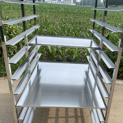 अच्छी कीमत रोटरी ओवन के लिए वाणिज्यिक रसोई सुखाने वाली बेकिंग ब्रेड 600 X 400 बेकरी रैक ट्रे ट्रॉली ऑनलाइन