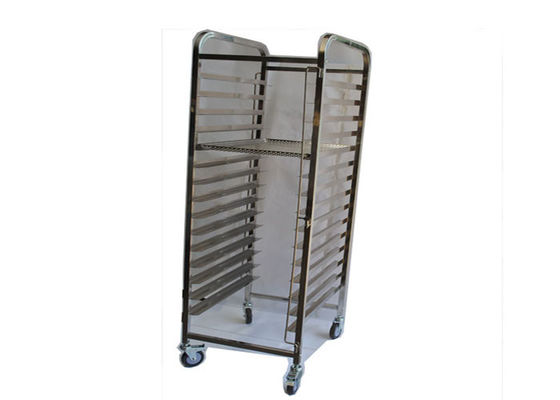 ट्रे के साथ स्टेनलेस स्टील डबल 620MM सुखाने गाड़ियां