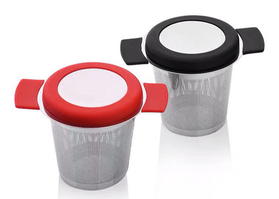 अच्छी कीमत Sus430 सिलिकॉन हैंडल 100x65 मिमी अतिरिक्त ठीक चाय Infuser ऑनलाइन