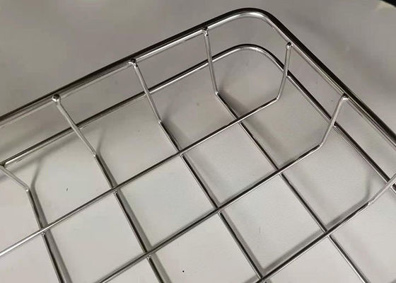 अच्छी कीमत बेकिंग डोनट के लिए 40X25CM खाद्य ग्रेड 304 स्टेनलेस स्टील स्क्रीन ट्रे ऑनलाइन