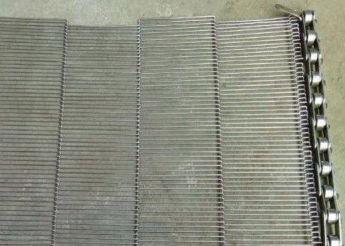 फ्लैट फ्लेक्स चॉकलेट चेन मेष कन्वेयर बेल्ट गैर विषैले